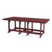 Wildridge Heritage 44” x 94” Outdoor Table Plastic in Brown | 30 H x 94 W x 44 D in | Wayfair LCC-191-Cherry Wood