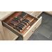 Rev-A-Shelf Walnut Trim To Fit Knife Block Drawer Insert Organizer Wood in Brown | 2 H x 18.5 W x 22 D in | Wayfair 4WDKB-WN-1