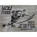 Red Barrel Studio® 'You Miss 100% Of The Shots You Don't Take' Graphic Art Print on Wood in Black/Brown/Gray | 18 H x 24 W x 1 D in | Wayfair