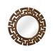 Rosdorf Park Bridgestone Glam Beveled Accent Mirror Resin in Brown | 30.5 H x 30.5 W x 1.6 D in | Wayfair 72C71DC3B867478EAB64CF851C4B97EB