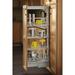 Rev-A-Shelf Adjustable Pantry System for Tall Pantry Cabinets Steel in Gray | 51 H x 4.12 W x 21.6875 D in | Wayfair 5750-04-CR-1