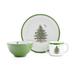 Spode Christmas Tree 3-Pc Childrens Melamine Set Melamine in Green/White | Wayfair 1616332