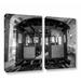 Williston Forge 'Abandoned Subway 3' Rectangle Photographic Print Multi-Piece Image on Canvas in Canvas in Black/Gray | 18 H x 24 W x 2 D in | Wayfair