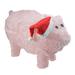 Sienna Lighting 28" Pink & Red LED Lighted Pig Christmas Outdoor Decoration Resin/Plastic/ in Gray/Pink/Red | 28 H x 17 W x 6 D in | Wayfair