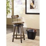 Trent Austin Design® Kesgrave Adjustable Height Swivel Bar Stool Wood in Brown | 15 W x 15 D in | Wayfair STSS7432 44033994