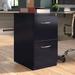 Symple Stuff 2-Drawer Vertical Filing Cabinet Metal/Steel in Black | 27.75 H x 15 W x 22 D in | Wayfair SYPL2838 40004017