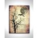 The Holiday Aisle® 'Halloween Tree' Graphic Art Print on Wood in Brown/Green | 10 H x 8 W x 1.5 D in | Wayfair THDA3336 42310666