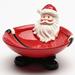 The Holiday Aisle® Santa Footed Candy Decorative Bowl Ceramic in Red/White | 3.625 H x 6 W x 5.25 D in | Wayfair THDA1797 41615413
