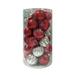 The Holiday Aisle® 30 Piece Combo Dec Design Ball Ornament Set Plastic in Red/Gray | 14.56 H x 15.35 W x 22.91 D in | Wayfair THDA6207 43090056