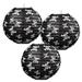 The Beistle Company Pirate Paper Lanterns in Black/White | Wayfair 54543