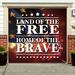 The Holiday Aisle® Land of the Free Garage Door Mural Polyester in Blue/Red | 84 H x 96 W x 1 D in | Wayfair D51F68B15B23443A91CA5CACA43DEACB