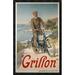 Global Gallery 'Griffon' by Hugo d'Alesi Framed Vintage Advertisement Paper in Brown | 38 H x 24.47 W x 1.5 D in | Wayfair GCF-264772-36-299