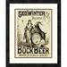 Global Gallery 'George Winter Brewing Company' Framed Vintage Advertisement Paper in Gray | 22 H x 18 W x 1.5 D in | Wayfair DPF-375121-16-119