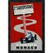 Global Gallery '2e Sweepstake de Monte-Carlo/9eme Grand Prix de Monaco' by Guy Serre Framed Vintage Advertisement Canvas in Gray/Red | Wayfair