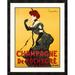 Global Gallery 'Champagne de Rochegre, ca. 1902' by Leonetto Cappiello Framed Vintage Advertisement Paper in Black/Yellow | Wayfair