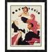 Global Gallery 'Boccaccio' by Julius Ussy Engelhard Framed Vintage Advertisement Paper in Black/Red | 28 H x 22.51 W x 1.5 D in | Wayfair