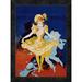 Global Gallery 'Musee Grevin/Pantomimes Lumineuses' by Jules Cheret Framed Vintage Advertisement Canvas in Blue/Yellow | Wayfair GCF-294670-16-299