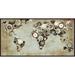 Global Gallery 'World in Motion' by Joannoo Framed Graphic Art on Canvas in White | 18 H x 36 W x 1.5 D in | Wayfair GCF-456317-1836-301