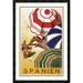 Global Gallery 'Spanien' by Jose Morell Framed Vintage Advertisement Paper in White | 36 H x 24.77 W x 1.5 D in | Wayfair DPF-295920-30-119