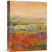 Global Gallery 'Country Village I' by Tebo Marzari Painting Print on Wrapped Canvas in Orange | 16 H x 12 W x 1.5 D in | Wayfair