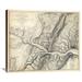 Global Gallery Civil War Map of the Country Adjacent to Harper's Ferry, Virginia | 31 H x 36 W x 1.5 D in | Wayfair GCS-295407-36-144
