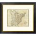 Global Gallery Map of the United States of America, 1796 by John Reid Framed Graphic Art Paper | 23 H x 26 W x 1.5 D in | Wayfair DPF-295212-16-296