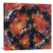 Global Gallery 'My Love' by Tebo Marzari Painting Print on Wrapped Canvas in Black/Orange/Red | 30 H x 30 W x 1.5 D in | Wayfair