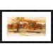 Global Gallery 'Foresta II' by Lucas Framed Painting Print Metal in Brown/Gray/Green | 20 H x 32 W x 1.5 D in | Wayfair DPF-456340-1224-257