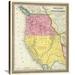 Global Gallery 'Oregon, Upper California, 1847' Graphic Art Print on Wrapped Canvas in Pink/Yellow | 22 H x 18 W in | Wayfair GCS-295636-22-146