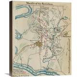 Global Gallery Battle of Antietam or Sharpsburg #1 Graphic Art on Wrapped Canvas Canvas | 22 H x 18 W x 1.5 D in | Wayfair GCS-379305-22-144