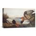 Global Gallery 'Canvas Backed Duck' by John James Audubon Painting Print on Wrapped Canvas Canvas | 21.3 H x 30 W x 1.5 D in | Wayfair