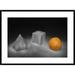 Global Gallery 'Platonic Solids' by Christophe Verot Framed Photographic Print Paper in White | 26 H x 36 W x 1.5 D in | Wayfair