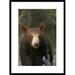 Global Gallery 'Black Bear Portrait, North America' Framed Photographic Print Paper in Brown/Green | 30 H x 22 W x 1.5 D in | Wayfair