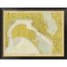 Global Gallery Nautical Chart - San Diego Bay ca. 1974 - Sepia Tinted Framed Graphic Art on Canvas in Green | 16 H x 20 W x 1.5 D in | Wayfair