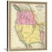 Global Gallery 'Oregon, Upper California, New Mexico, 1849' Graphic Art on Wrapped Canvas in Pink/Yellow | 22 H x 17 W in | Wayfair