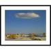 Global Gallery 'Cloud Over White Sands National Monument, Chihuahuan Desert, New Mexico' Framed Photographic Print Paper in Blue/Yellow | Wayfair