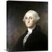 Global Gallery 'George Washington' by Thomas Sully Painting Print on Wrapped Canvas in Black/Brown/Gray | 22 H x 17.66 W x 1.5 D in | Wayfair