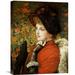 Global Gallery 'Type of Beauty' by James Jacques Tissot Painting Print on Wrapped Canvas in Black/Green/Red | 22 H x 16.77 W x 1.5 D in | Wayfair