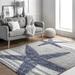 Gray 48 x 0.31 in Area Rug - Thomas Paul Starfish & Striped Rug, Synthetic | 48 W x 0.31 D in | Wayfair BDTP02A-406