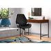 Wrought Studio™ Protagoras Ergonomic Task Chair Upholstered, Leather in Gray | 39 H x 24.75 W x 23 D in | Wayfair VRKG6375 42275518