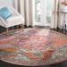 Blue/Orange 0.16 in Area Rug - World Menagerie Jara Oriental Orange/Light Blue Area Rug Polypropylene | 0.16 D in | Wayfair WLDM1676 45455716