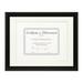 Winston Porter Lampkins 8.5" x 11" Matte Document Picture Frame in White | 12.5 H x 15.5 W x 0.75 D in | Wayfair WNPR8179 42673035