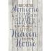 Winston Porter 'Because Someone We Love…' Textual Art Plaque Wood in Blue/Brown/Gray | 8.5 H x 6.5 W x 0.5 D in | Wayfair WNPR8431 42962671