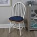 Winston Porter Non-Slip Windsor Chair Cushions Polyester in Blue | 2 H x 16 W in | Outdoor Furniture | Wayfair WNSP2438 45093940