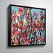 Winston Porter Flowers - Print Wood/Canvas in Brown | 10 H x 10 W x 2 D in | Wayfair WNPR8585 43048311