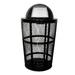 Witt Expanded Basket Receptacle Metal 48 Gallon Trash Can Stainless Steel in Black | 33 H x 23.75 W x 23.75 D in | Wayfair EXP-52BK