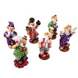 Winston Porter 6 Piece Porcelain Poly Clown Figurine Set Porcelain | 10 H x 5 W x 5 D in | Wayfair E6EC0591DD9E48C2B258C4978A00DBD7