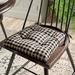 August Grove® Aliosha Check Chair Pad Outdoor Cushion Cotton Blend in Brown | 3 H x 14 W in | Wayfair EF115CB01A234130924D72428FDE17D3