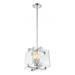 Nuvo Lighting 46293 - 4 Light Polished Nickel Clear Glass Shade Pendant Light Fixture (SHELBY - 4 LIGHT PENDANT)