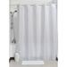 Evideco Cubic Hookless Extra Long Shower Curtain Polyester Polyester in Gray/White | 79 H x 71 W in | Wayfair 1207100